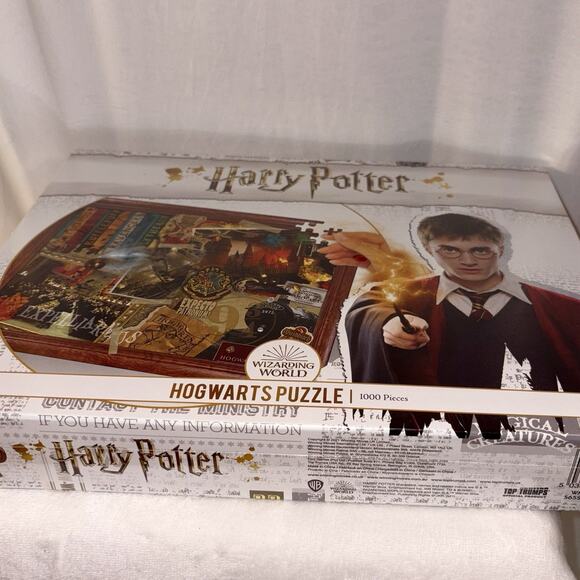 Harry Potter Hogwarts Puzzle Wizarding World 1000 Piece Jigsaw NEW sealed - Picture 5 of 6